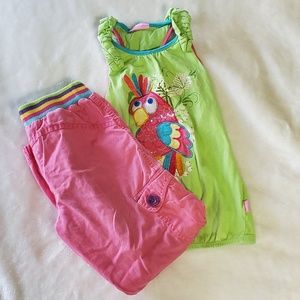 LC Waikiki shirt and pant set for girls